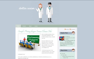 blogspot template free theme about dockter, medical, or paramedic,hospital