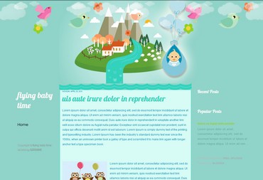 free blogspot template for blog about kid,baby,child